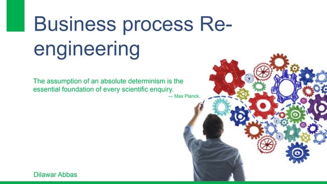 Business Process Re-Engineering 