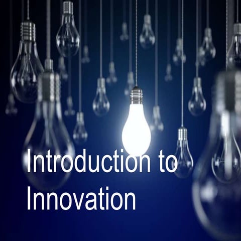 Introduction to Innovation