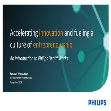 BPS "Corporate Startup Engagement"_Philips