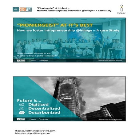 BPS "Intrapreneurship" by  innogy and srt84wd