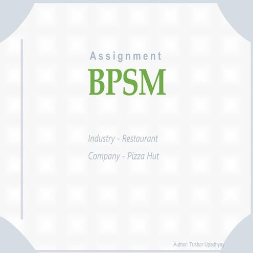 Bpsm assignment 2 by 311140