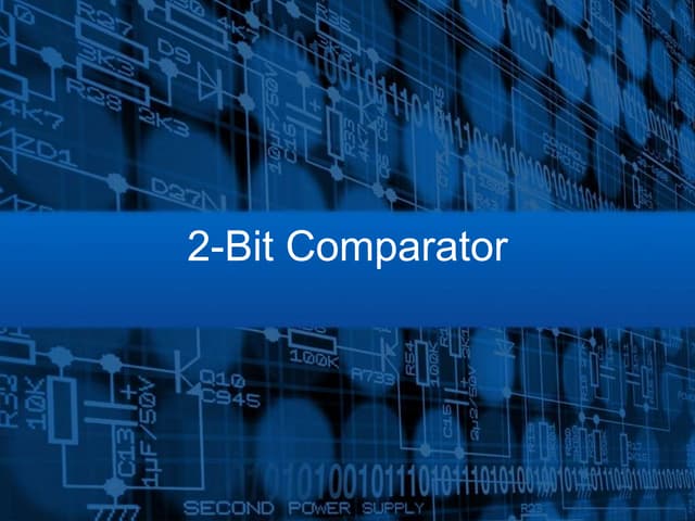 2-bit comparator