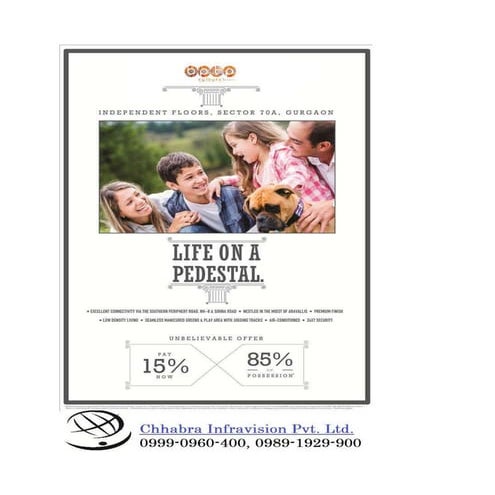 Bptp, sector 70 a, gurgaon