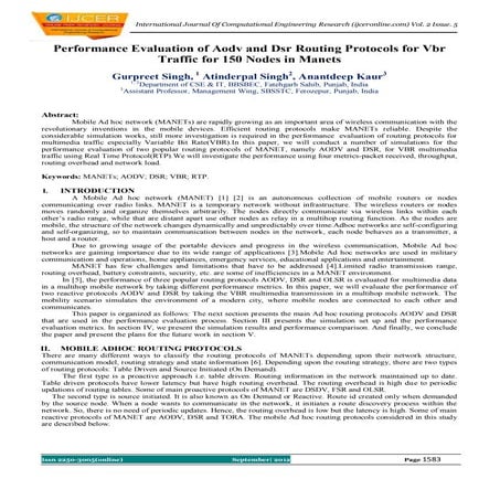 IJCER (www.ijceronline.com) International Journal of computational Engineerin...