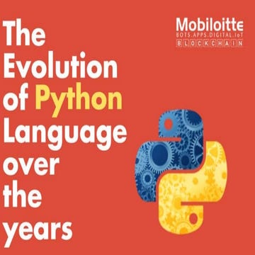 Evolution of python | PPT