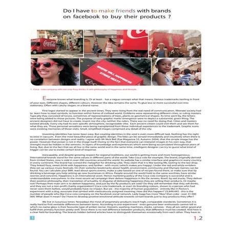 essay on branding. author: Fk Przybyla