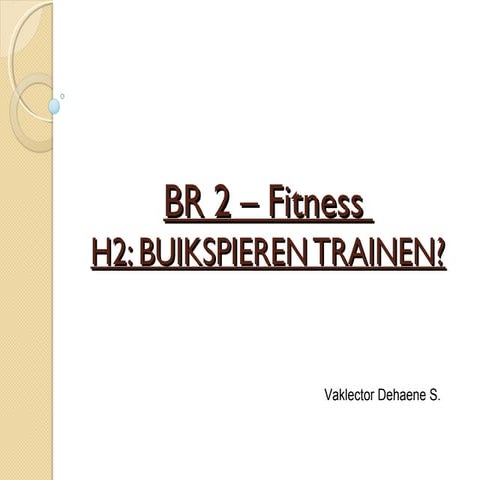 Presentatie Core-stability