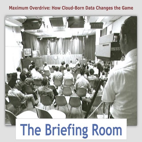 Maximum Overdrive: How Cloud-Born Data Changes the Game