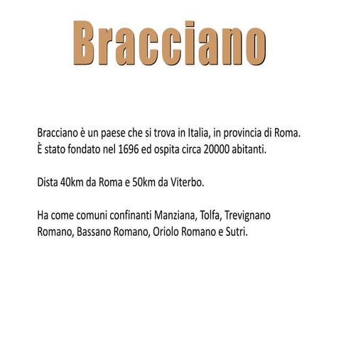 Bracciano