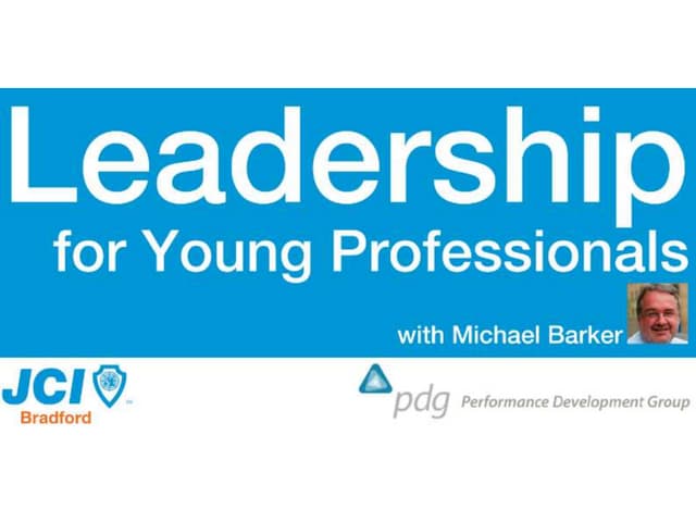 JCI Bradford Leadership for Young Professionals 25th August