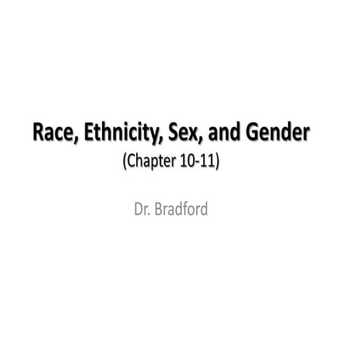 Bradford race gender