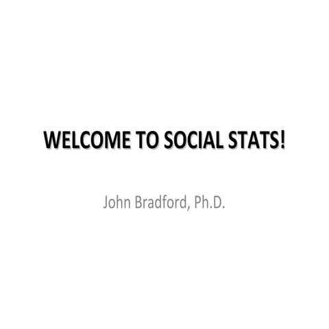 Bradford stats intro lecture