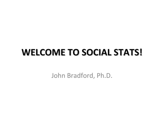 Bradford stats intro lecture