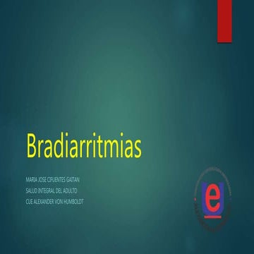 Bradiarritmias