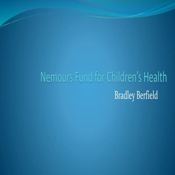 Nemours Fund for Children’s Health