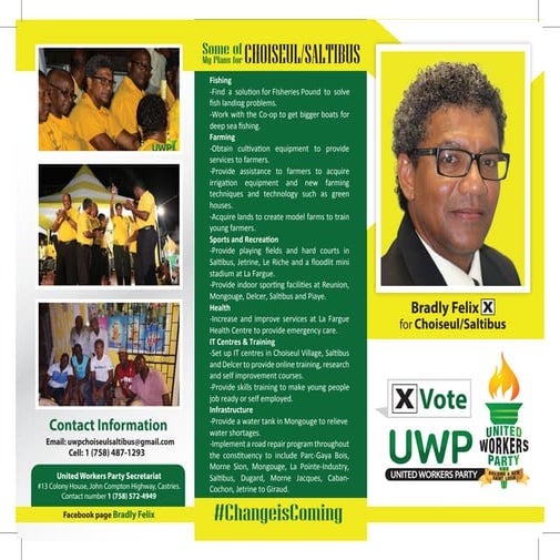 Bradly Felix for Choiseul/Saltibus