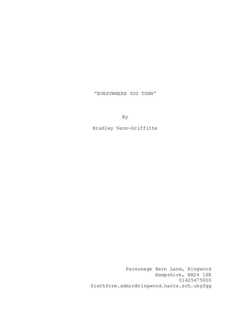 Brad script after first meeting with client | PDF