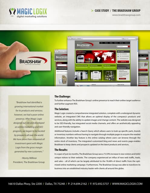 Case Study: The Bradshaw Group | PDF