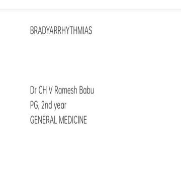 BRADYARRHYTHMIAS .pptx