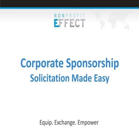 Vivanista Fundraising Summit: Corporate Sponsorship Solicitation Made Easy wi...