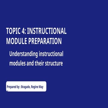 instructional Module | PPTX