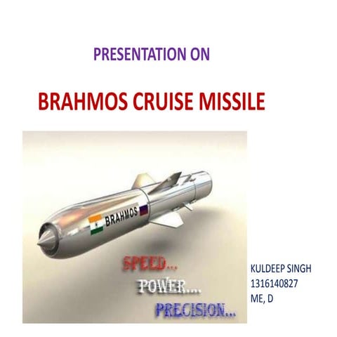Brahmos  cruise missile by kuldeep