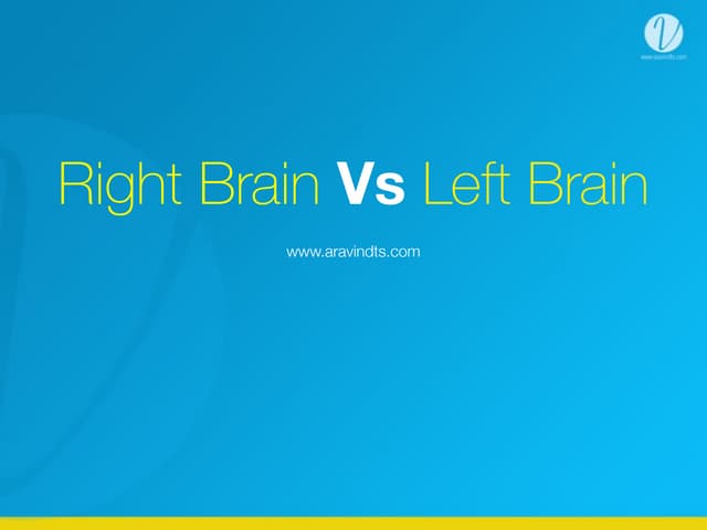 Left Vs Right Brain 