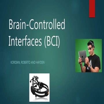 Brain controlled-interfaces 