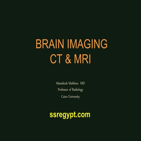 Normal brain imaging in CT and MRI for medical students