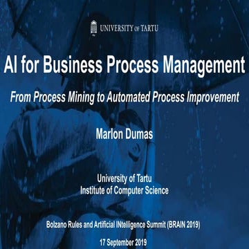AI for Business Process Management