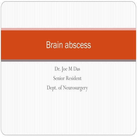 Brain abscess