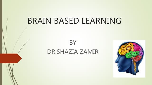 Brain based learning 