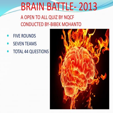 Brain battle  2013