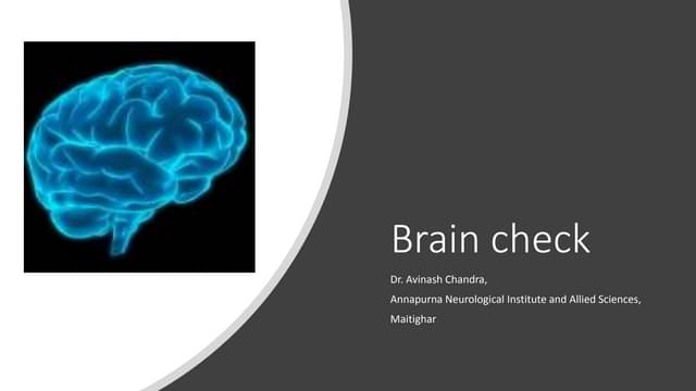 Brain check