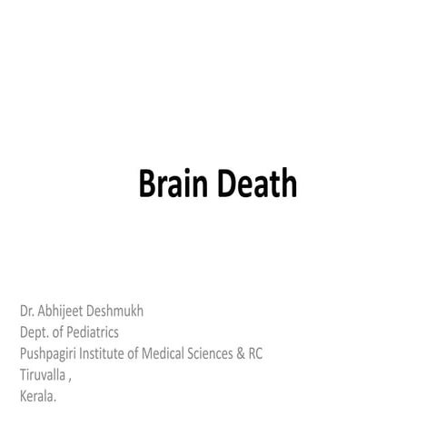 Brain death