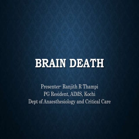 Brain Death and Preparation for Organ Donation