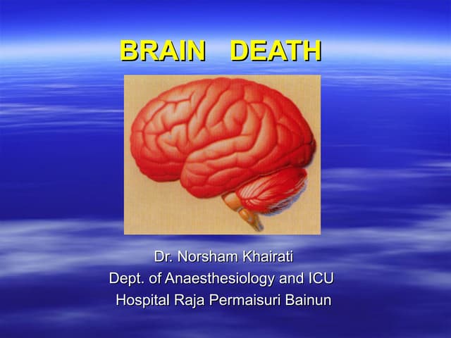 Brain death | PPTX