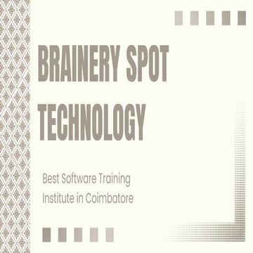 Best software training institute in coimbatore