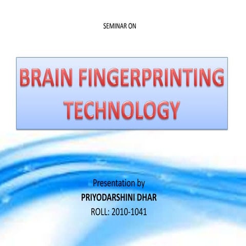 Brain fingerprinting