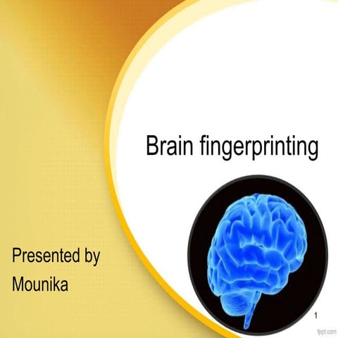 Brain fingerprinting