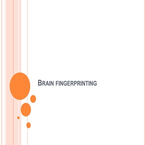 Brain fingerprinting