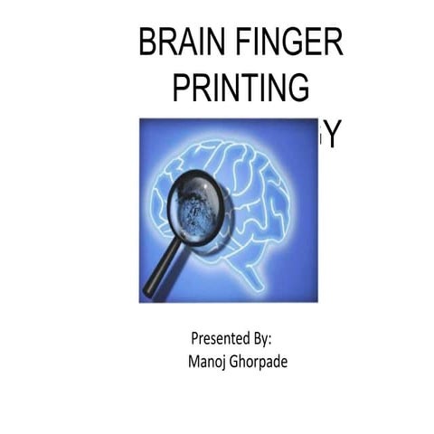 Brain fingerprinting
