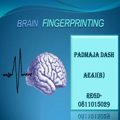 Brain fingerprinting padmaja