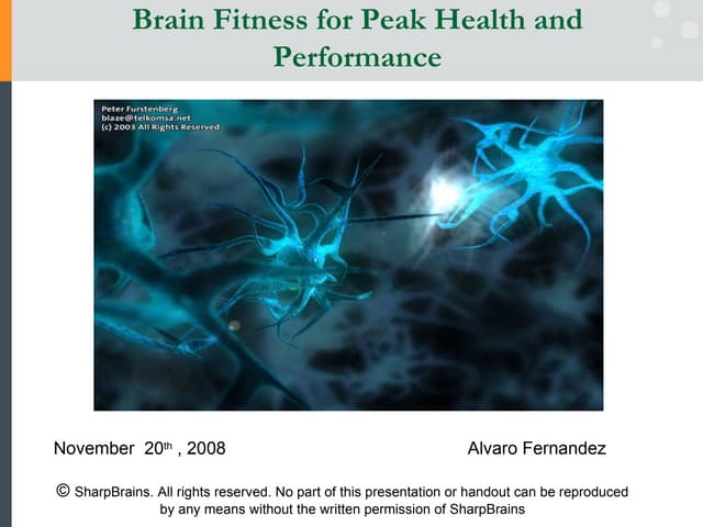 Alvaro Fernandez on Brainf Fitness
