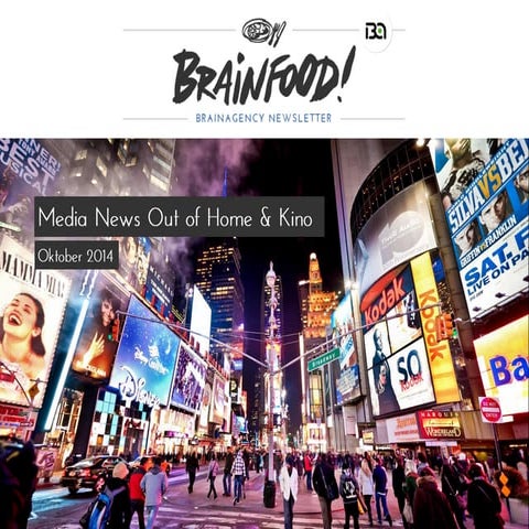 MEDIA NEWS OOH UND KINO OKTOBER 2014