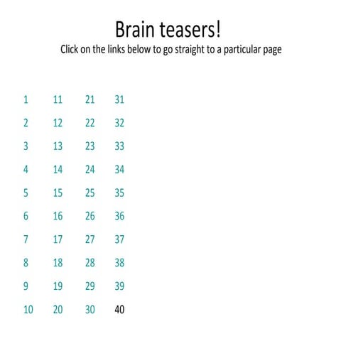 Brain games