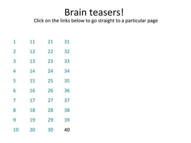 Brain games