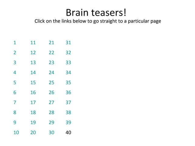 Brain games