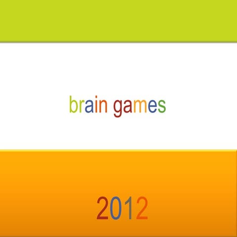 Brain games 2012