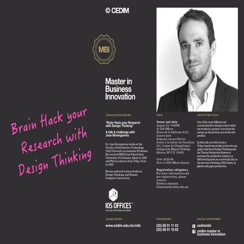 Brain hack your Research with design thinking